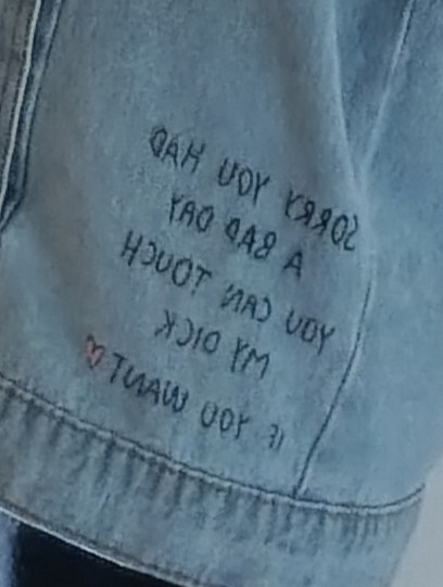 fiera della mia giacca jeans 
